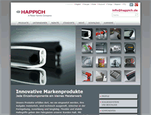 Tablet Screenshot of happich.de